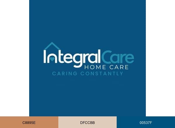 Integral Care Home Care brand color palette