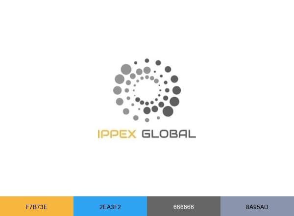 IPPEX Global brand color palette