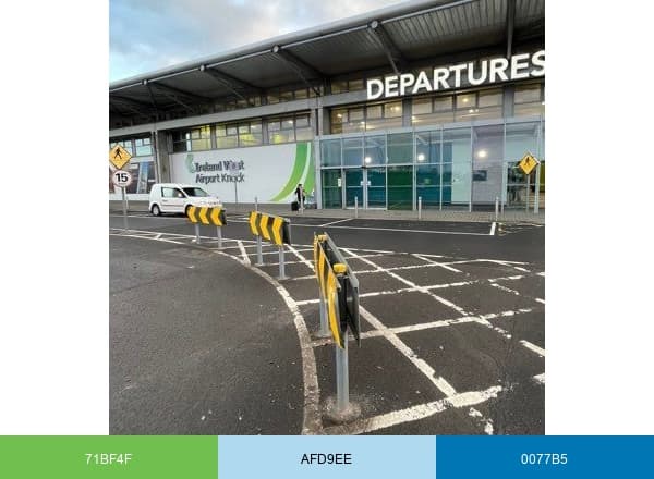 Ireland West Airport brand color palette