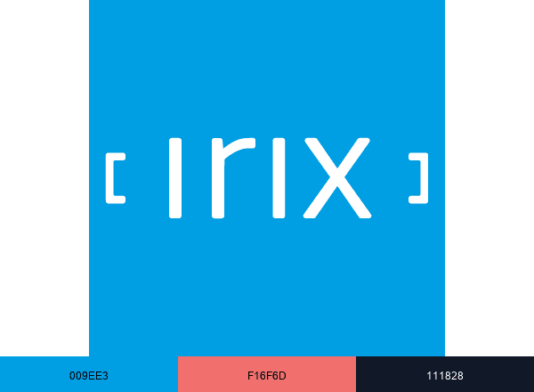 Irix Lens USA brand color palette