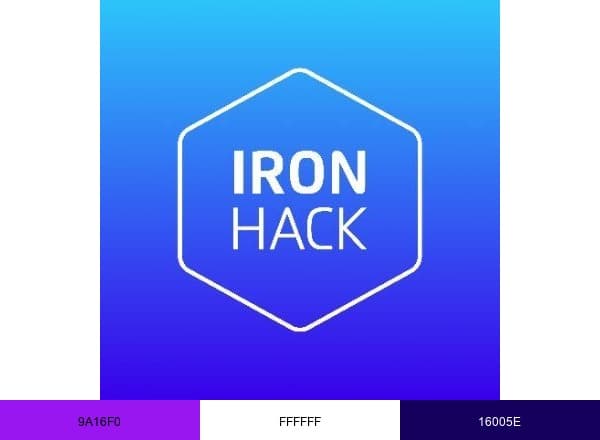 Ironhack brand color palette