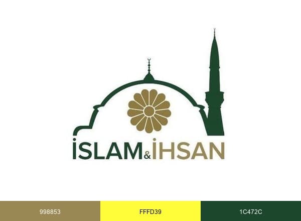 İslam ve İhsan brand color palette