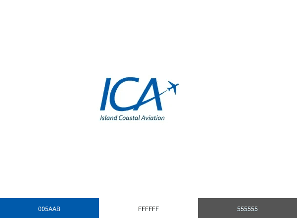 Island Coastal Aviation brand color palette