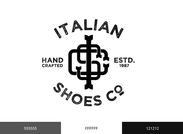 Italian Shoes Company brand color palette