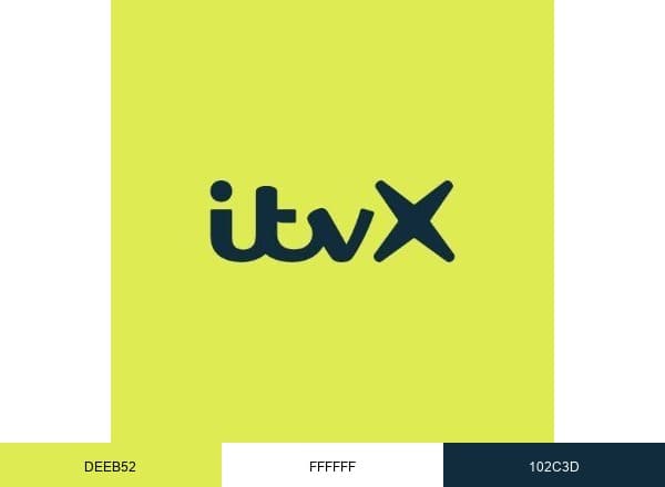 ITVX brand color palette