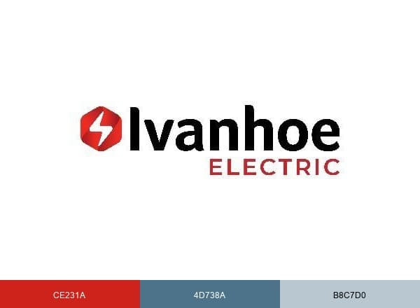 Ivanhoe Electric brand color palette