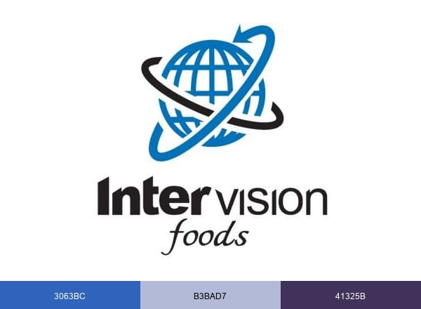 Intervision Foods brand color palette