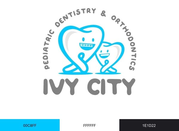 Ivy City Pediatric Dentistry & Orthodontics | Washington D.C. DC brand color palette