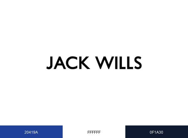 Jack Wills brand color palette