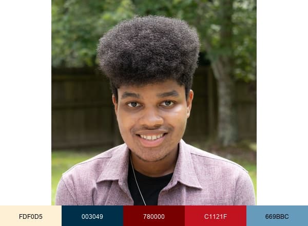 James Roberts brand color palette