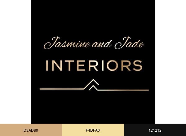 Jasmine and Jade Interiors brand color palette