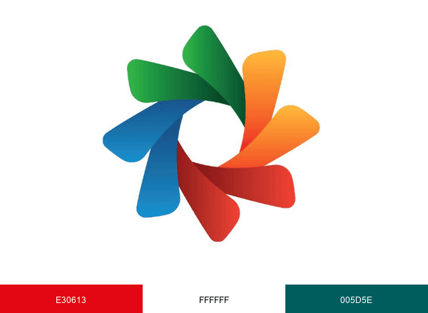 دهانات الجزيرة brand color palette