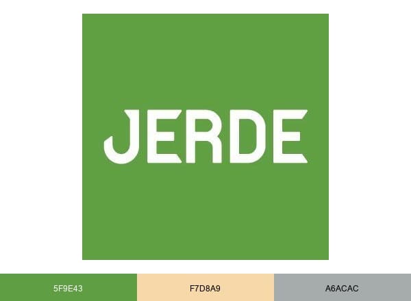 JERDE brand color palette