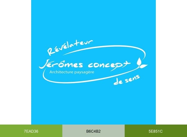 Jérômes Concept brand color palette