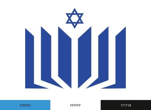 Jewish Virtual Library brand color palette