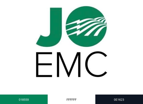 Jones-Onslow Electric Membership Corporation brand color palette