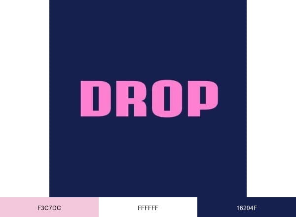 Drop brand color palette