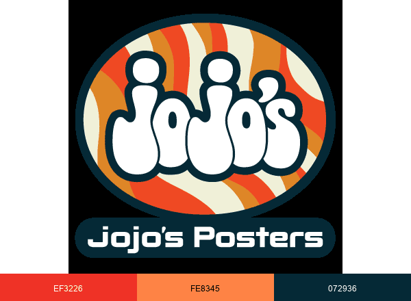 JoJo's Posters brand color palette