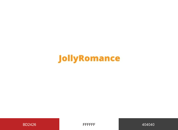 JollyRomance brand color palette