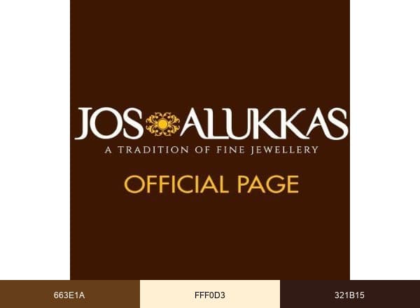 Jos Alukkas brand color palette