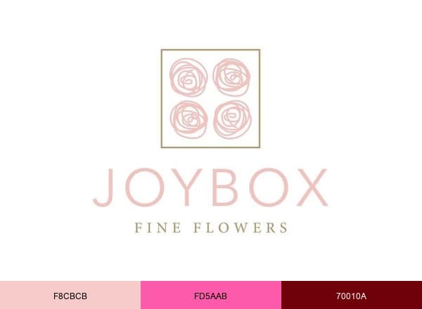 – Joy Box Flowers brand color palette