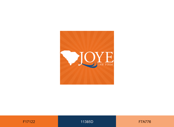Joye Law Firm Injury Lawyers brand color palette