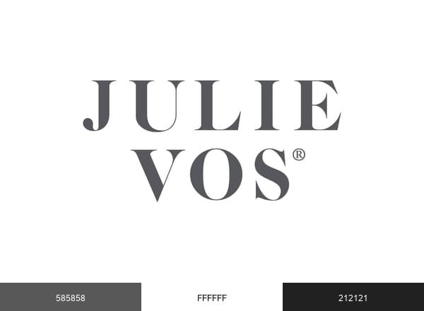Julie Vos brand color palette
