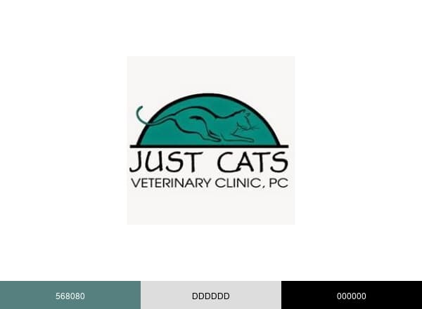 Just Cats Vet brand color palette