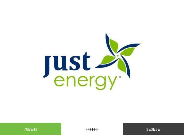 Just Energy US brand color palette