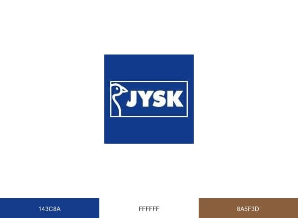 JYSK Greece brand color palette