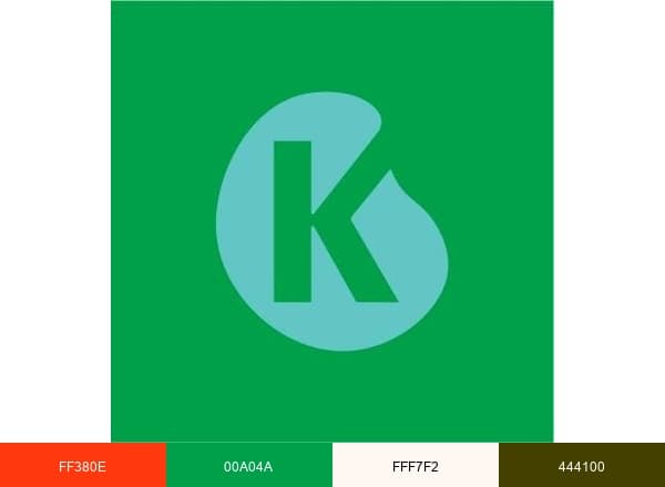 Kaizen Food Company brand color palette