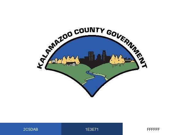 Kalamazoo County Government brand color palette
