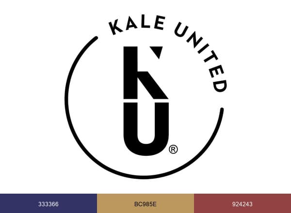 Kale United brand color palette