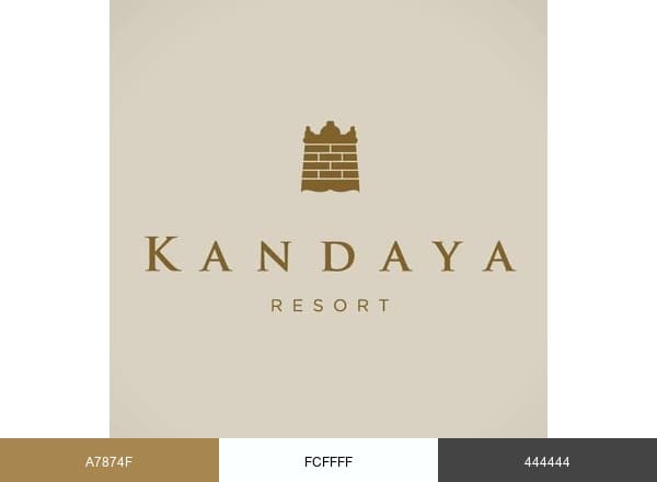 Kandaya Resort brand color palette