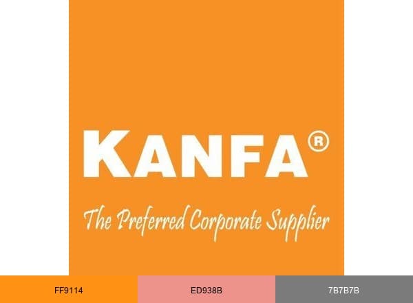 Kanfa Supply Solutions brand color palette