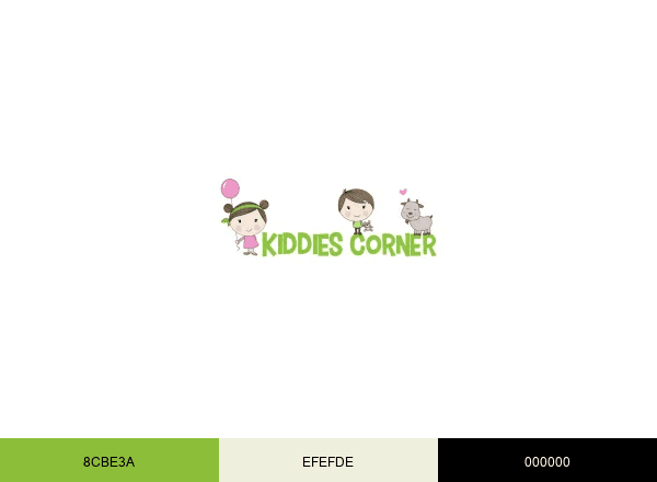 Kiddies Corner Day Nursery brand color palette