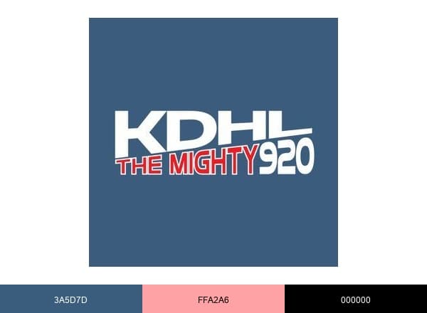 KDHL Radio brand color palette