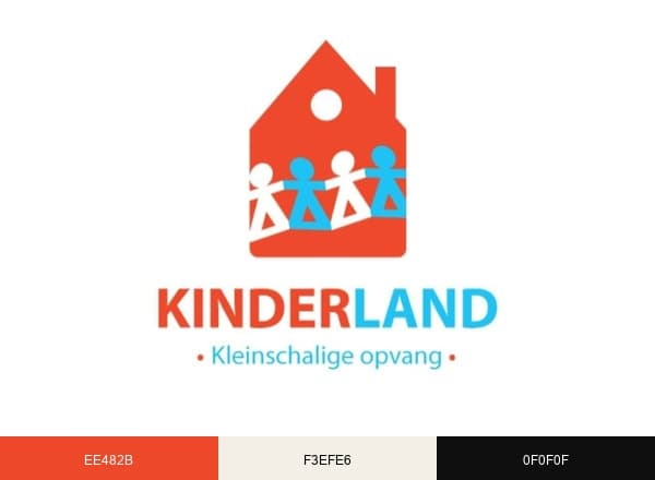 KDV Kinderland brand color palette