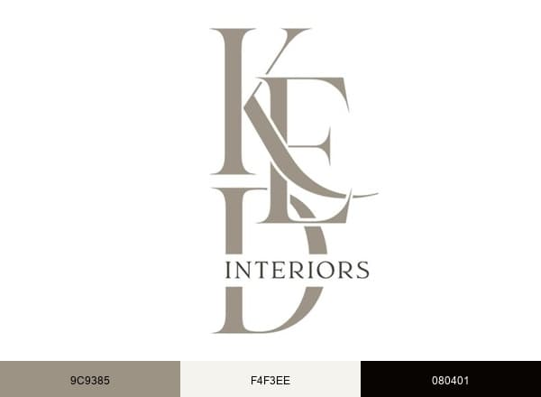 KED Interiors brand color palette