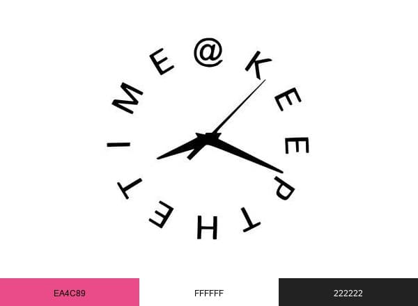 Keepthetime brand color palette