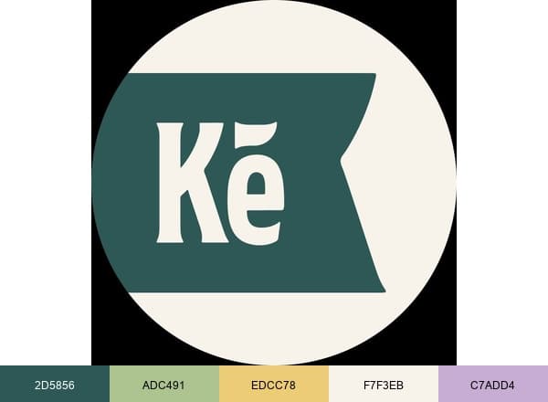 Kefood brand color palette