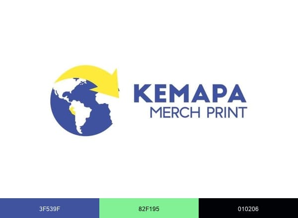 Kemapa Merch Print brand color palette