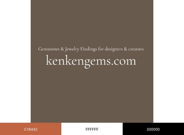 Kenkengems.Com brand color palette