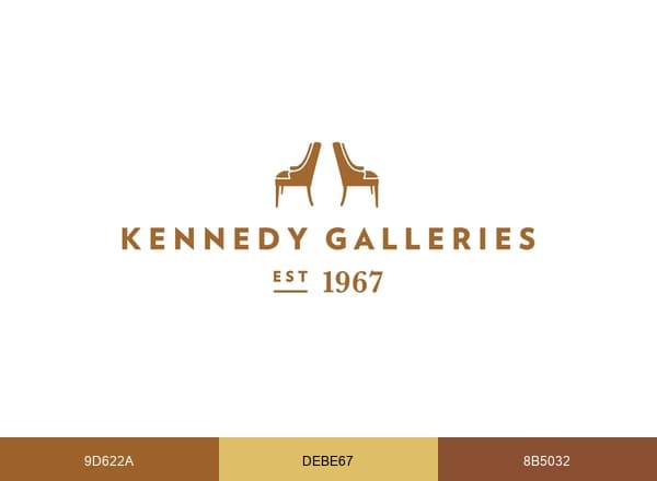 Kennedy Galleries brand color palette