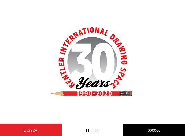 Kentler International Drawing Space brand color palette