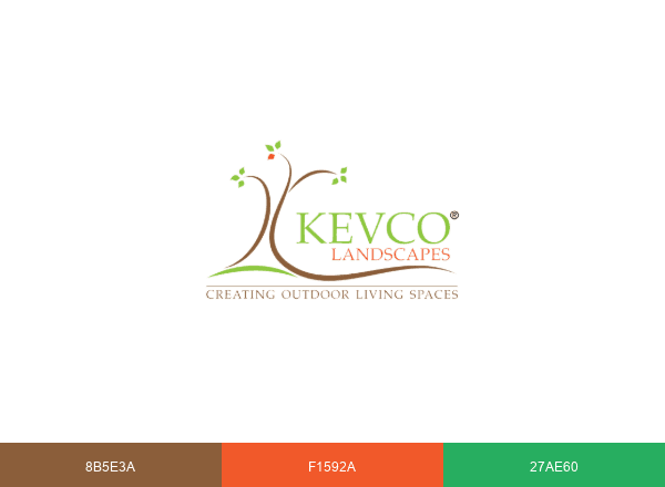 Kevco Landscapes brand color palette
