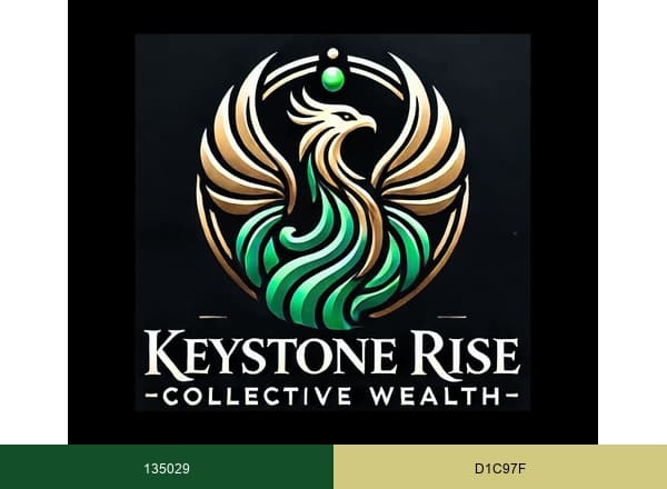 Keystone Rise Collective Wealth brand color palette