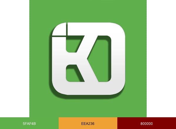 Khodroid brand color palette