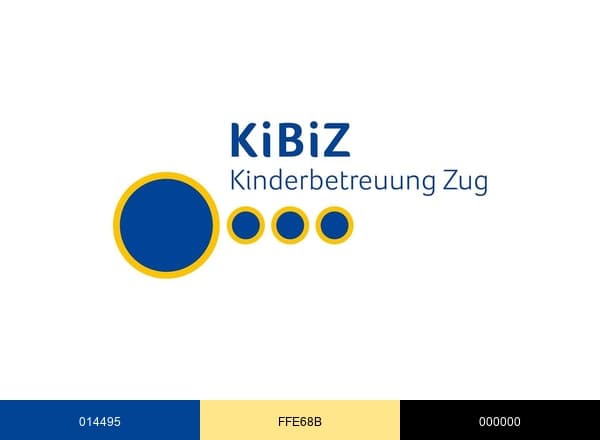 KiBiZ Kinderbetreuung Zug brand color palette