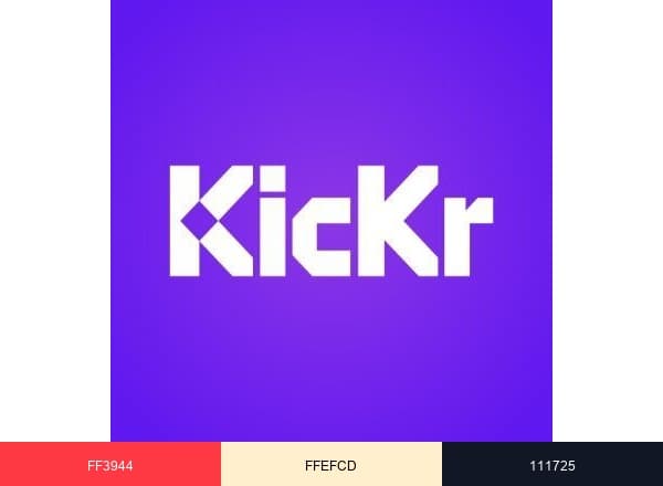Kickr Games brand color palette